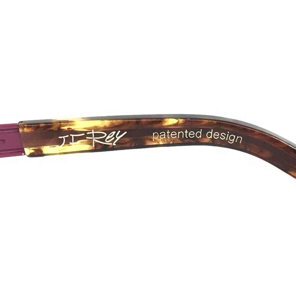J.F. Rey Eyeglasses Frame JF2551 8590 Matte Purple Tortoise Half Rim 52-18-134